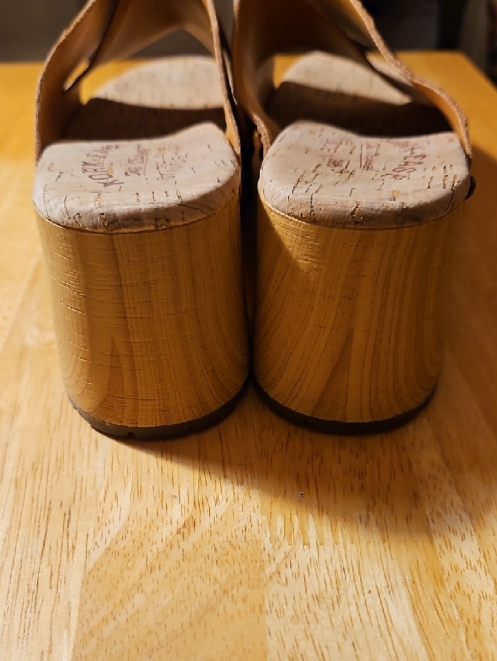 Kork-Ease Tatum Women's Peachy Suede Crossover Mule Clogs - Picture 4 of 13